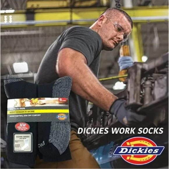 New Men's Dri-tech Moisture Control Crew Socks Multipack - Picture 3 of 4